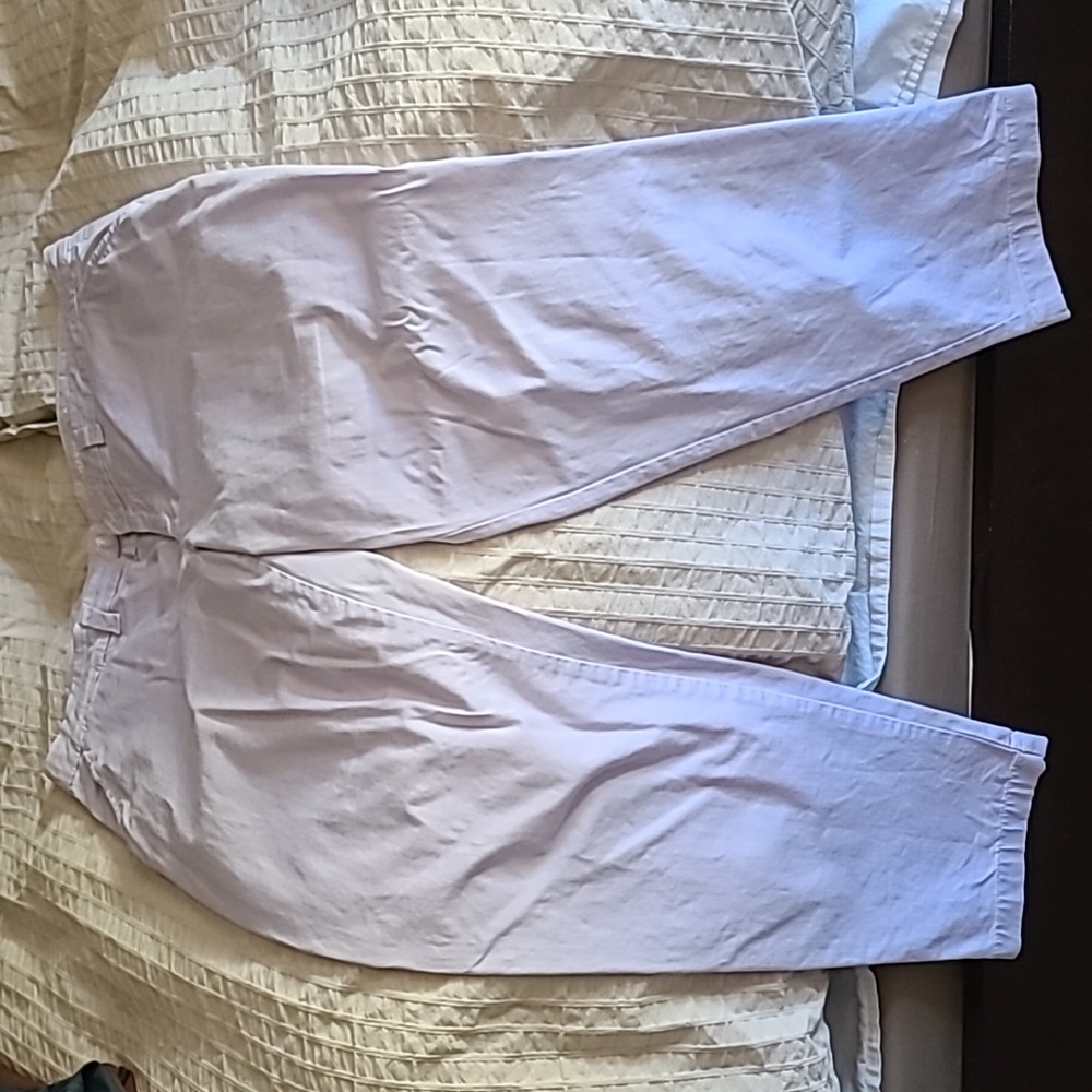 Gap Lilac Broken In Straight Khaki Pants Size 14